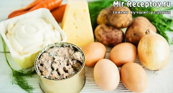 Пошаговый рецепт приготовления салата