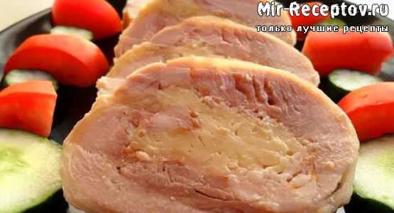 Рецепт куриных рулетов с сыром