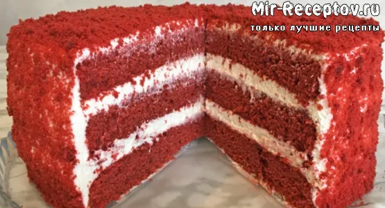 Торт красный бархат