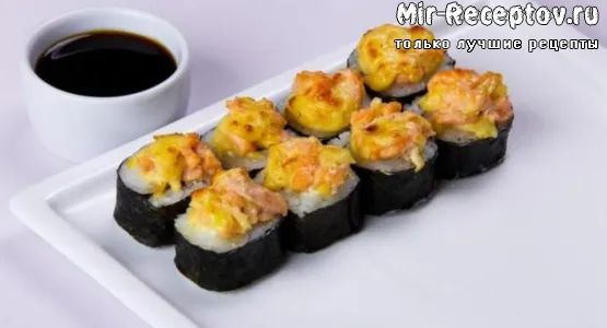 Роллы с курицей 