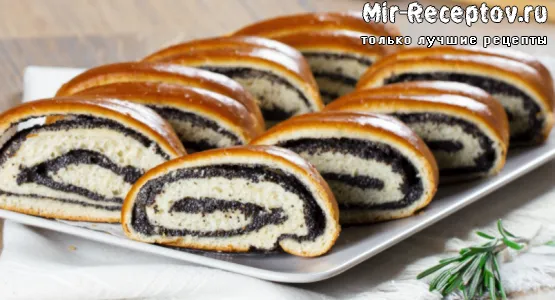 Рулет с маком 