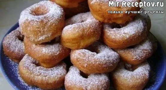 Творожные пончики