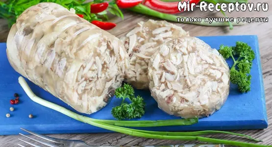 Курица в желе