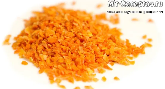 Морковь сушеная