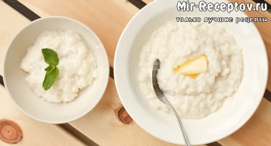 Рисовая каша безмолочная