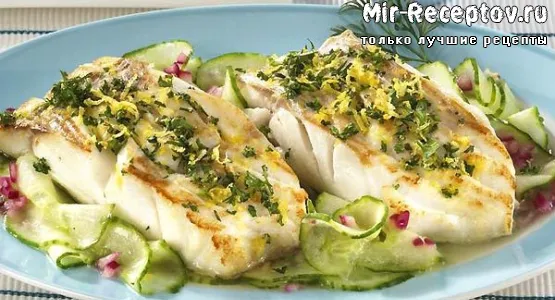 Минтай отварной