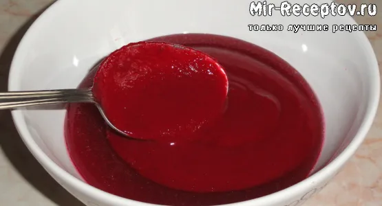 Вишневое пюре