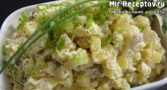 Салат из картофеля