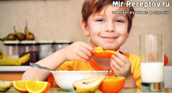 Знакомим детей с продуктами питания