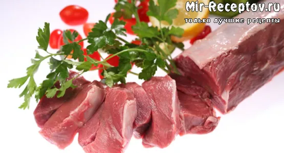 Мясо косули