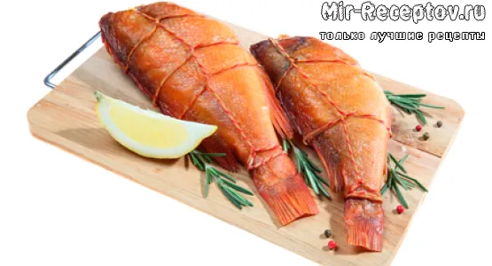 Окунь морской горячего копчения