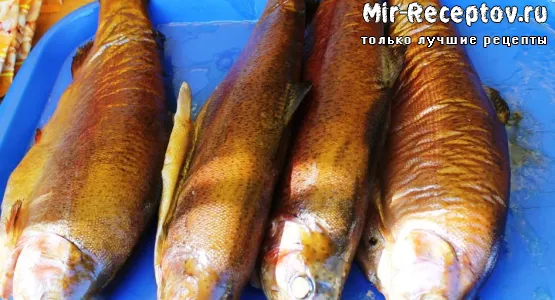 Форель копчёная