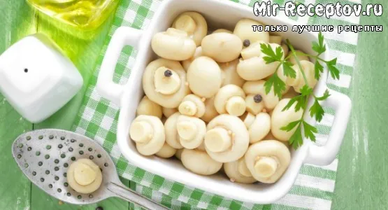Шампиньоны консервированные