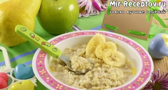 Ячневая каша на молоке