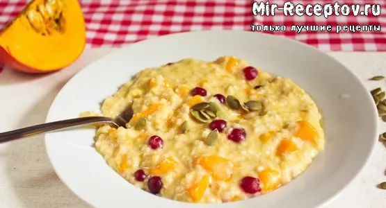 Овсяная каша молочная