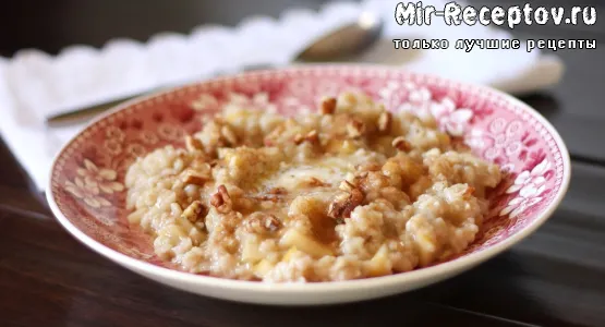 Овсяная каша молочная