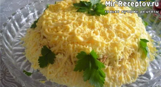Салат из плавленого сыра