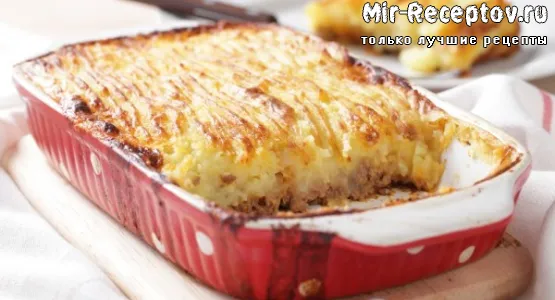 Рецепт картофельной запеканки с фаршем