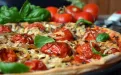 Пицца с овощами 