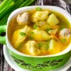 Суп картофельный с клецками