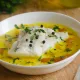 Камбала отварная