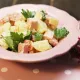 Салат картофельный с чесноком