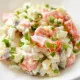 Салат рыбный с маринованым перцем