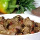 Состав и рецепт приготовления острого мяса
