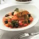 Окунь морской тушеный