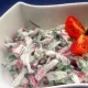 Салат  из  редиса  со  сметаной
