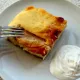 Запеканка творожная с яблоками