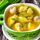Суп картофельный с клецками