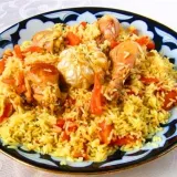 Плов с курицей в мультиварке