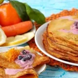 Блины морковные