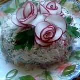 Салат   из   творога   с   редисом